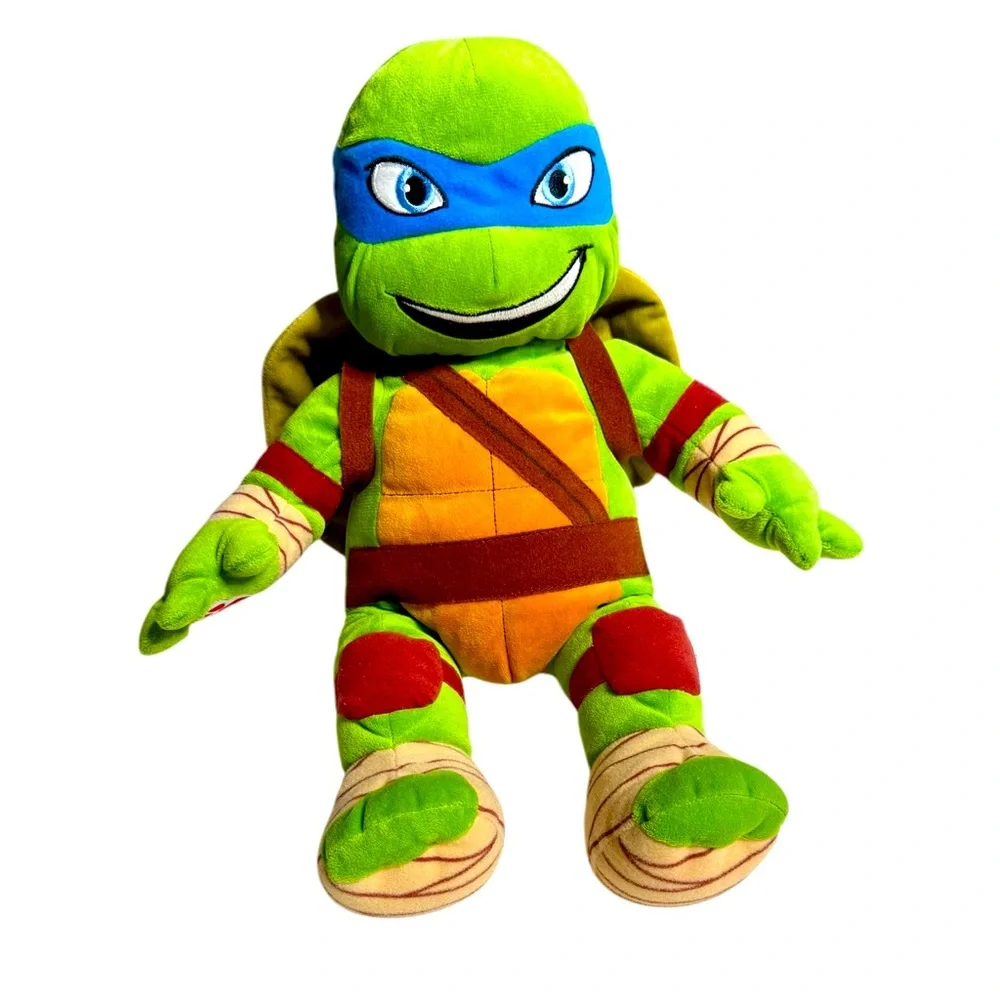 BUILD a Bear BAB TMNT Teenage Mutant Ninja Turtles Leonardo Plush Toy Stuffed